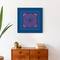 Pink And Blue Boho Bandana 20" x 20" Canvas Wall Art